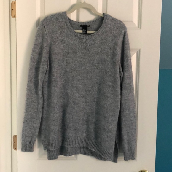 h&m grey knitted jumper